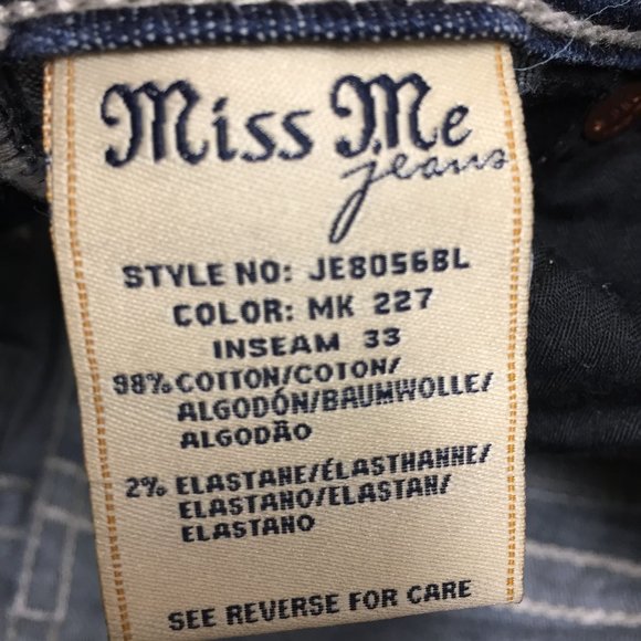 Miss Me Signature Rise Boot Cut Jeans (NWOT; size 28) - Picture 12 of 16